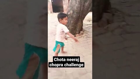 chota neeraj Chopra challenge Kar dikhaya #JavRun #JavRunChallenge @rudrakhatanagurjjar