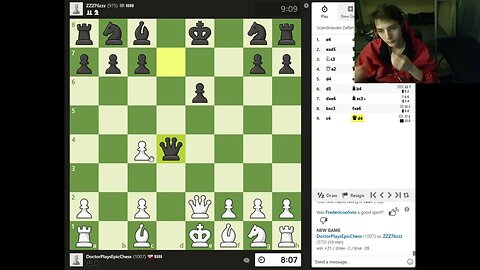 Online Rated Chess Match #9 On PC With Live Commentary