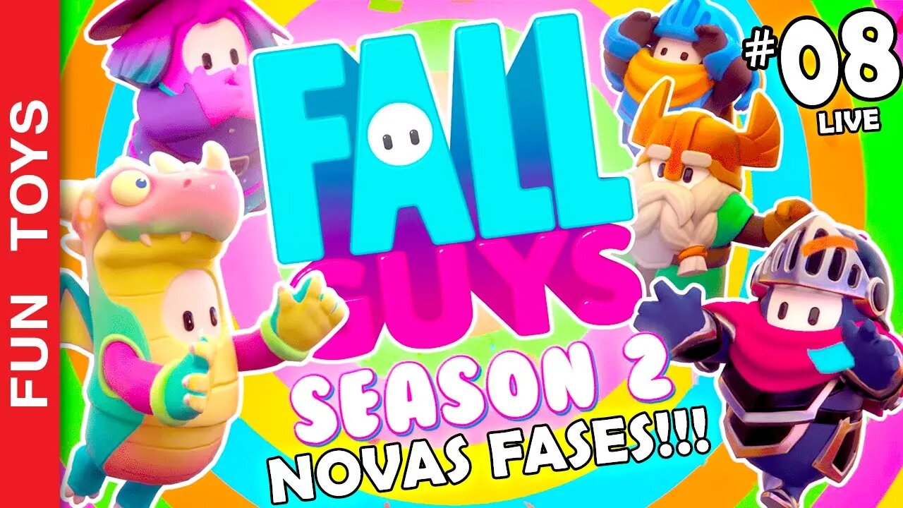 FASES NOVAS no Fall Guys do Domingão TEMPORADA 2!!!! O LOCO BICHO!!!!