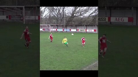 Funny Football Miss! | Ball Bobbles and Striker Mis-Kicks His Shot! | Grassroots Football #shorts