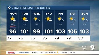 Monsoon activity to continue through the 4th of July