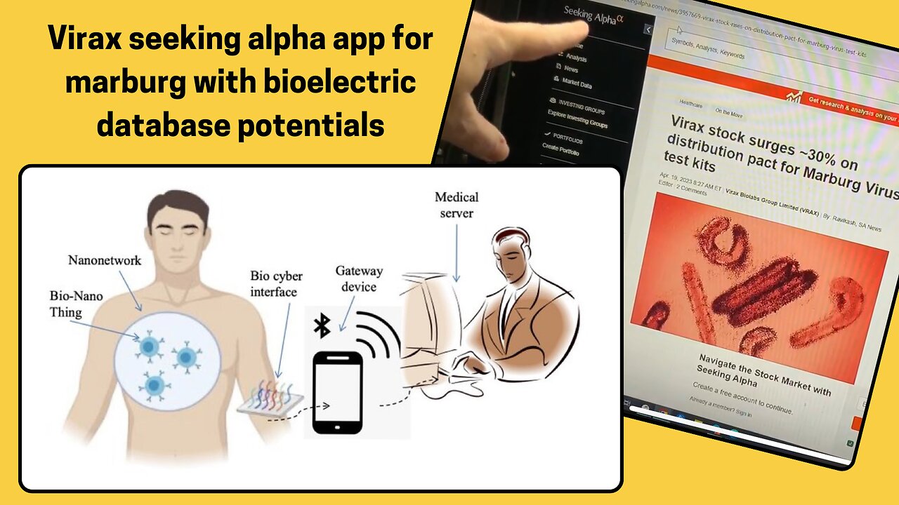 Virax seeking alpha app for marburg with bioelectric database potentials