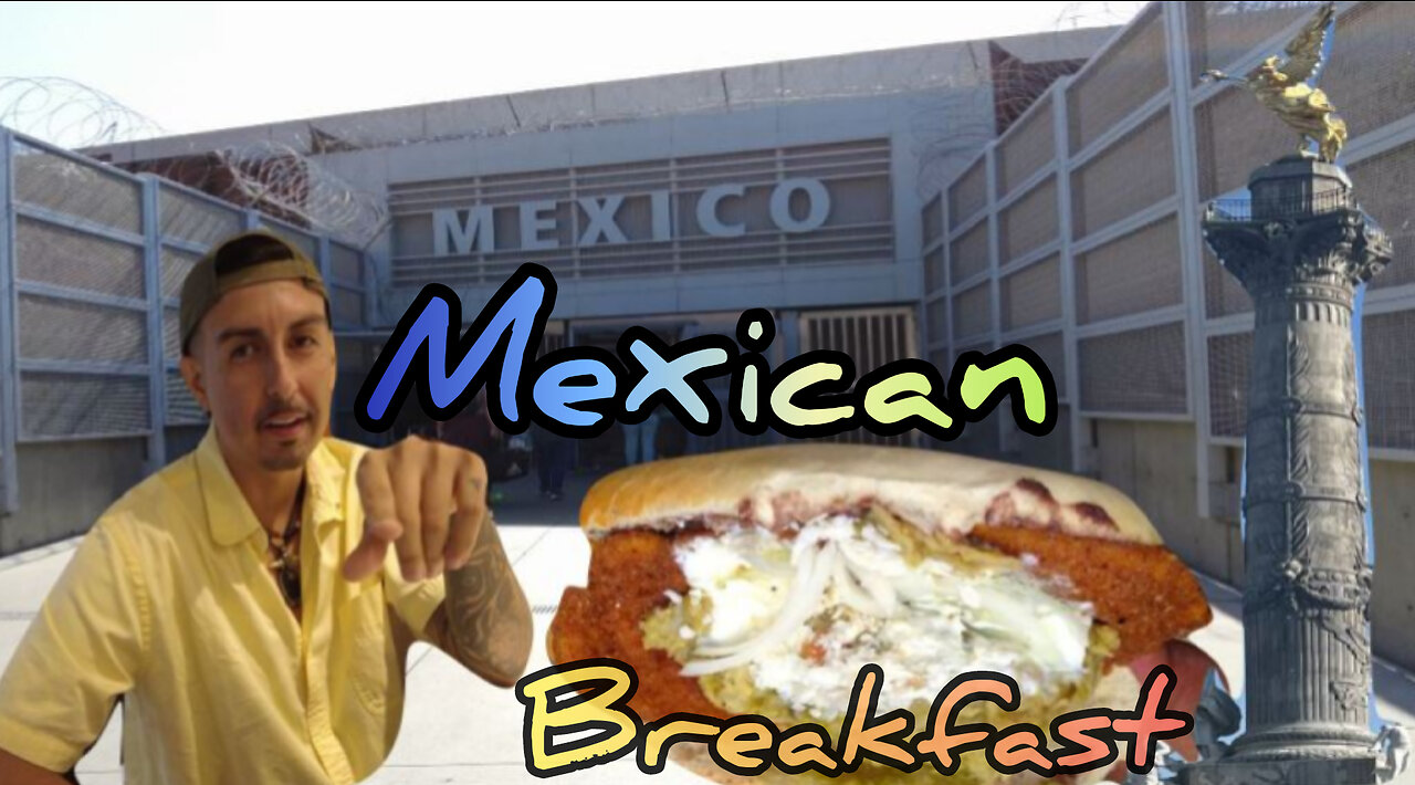 Vlog #017 Mexican Street Breakfast Sold Out by 12pm || Mexico City || TORTA Chilaquile