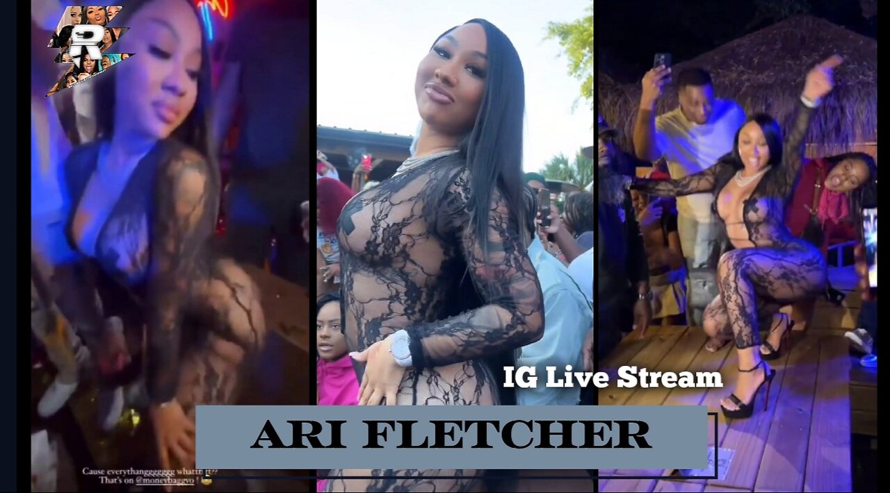 Ari Fletcher birthday girl twerking in sexy oufit