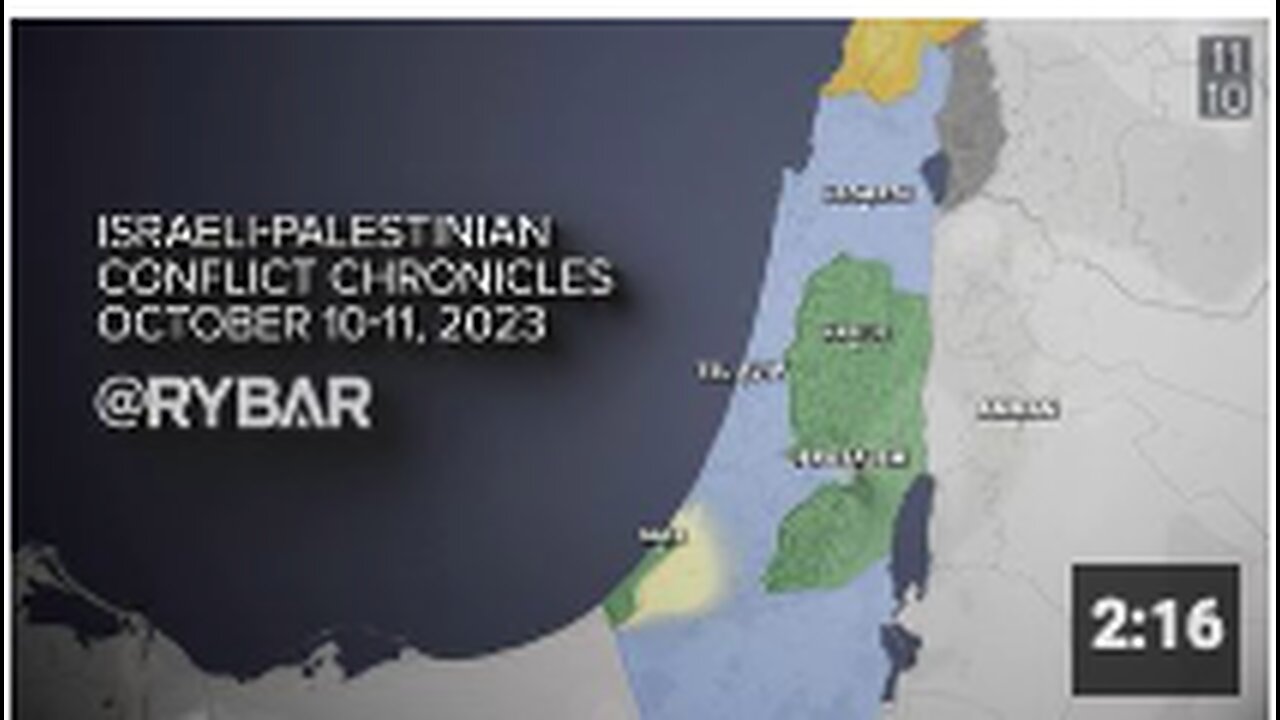 ❗️🇮🇱🇵🇸🎞 Israeli-Palestinian conflict chronicles: October 10-11, 2023