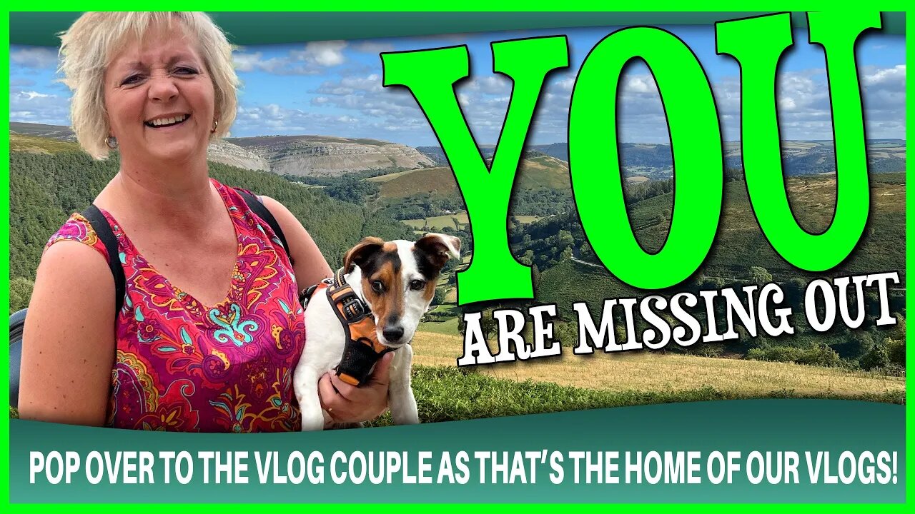 You are missing out on the fun - our Vlogs are on The Vlog Couple UK Channel - link in description