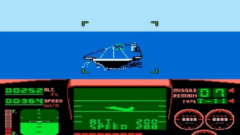 F-35 turns into a boat. NES players already knew this