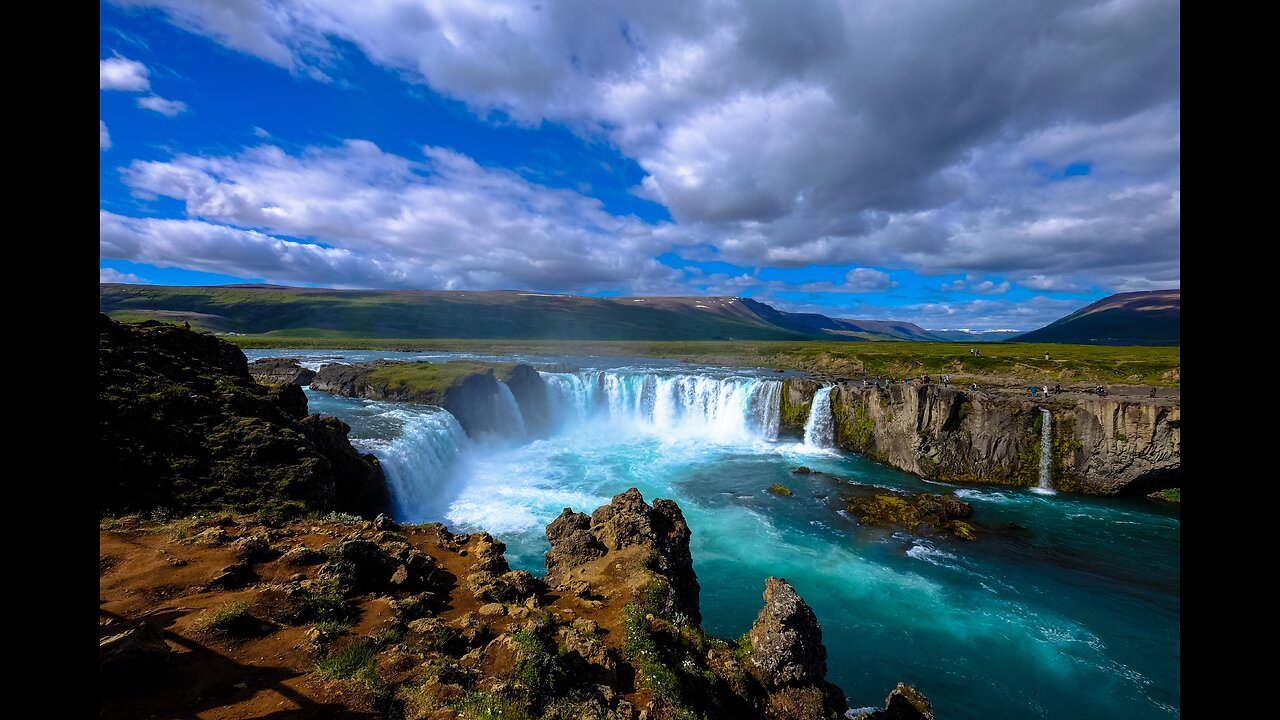 relaxing nature with beautiful waterfall relaxing sound travel and adventures HD