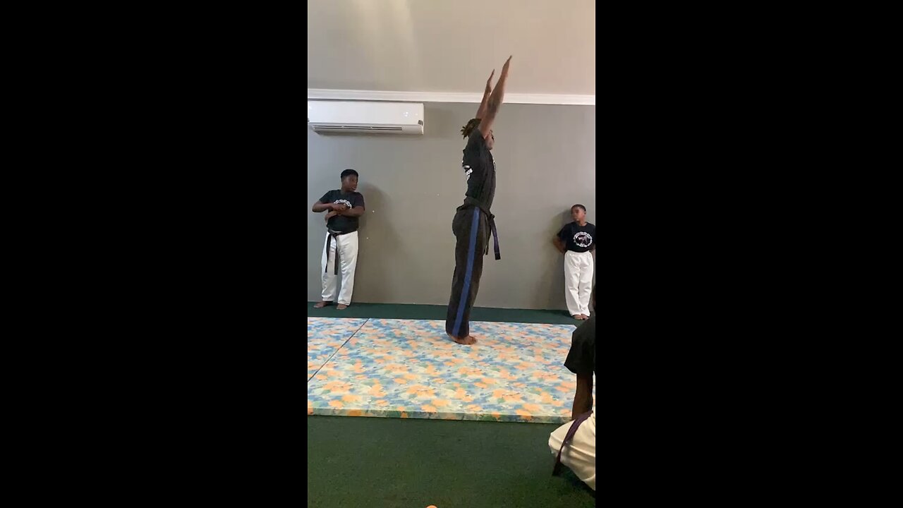 Progression standing back tuck