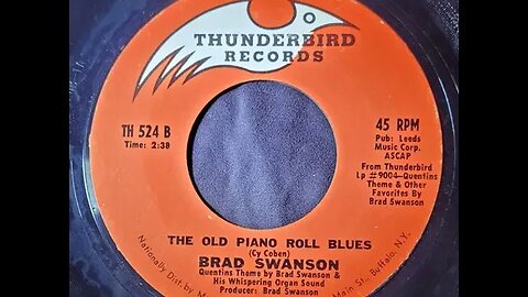 Brad Swanson - The Old Piano Roll Blues