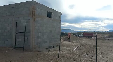 Installing our windows at our house in Mexico