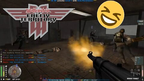 Wolfenstein Enemy Territory HILARIOUS HYPER SPEED!!! - (2020 - ET Legacy) Free!