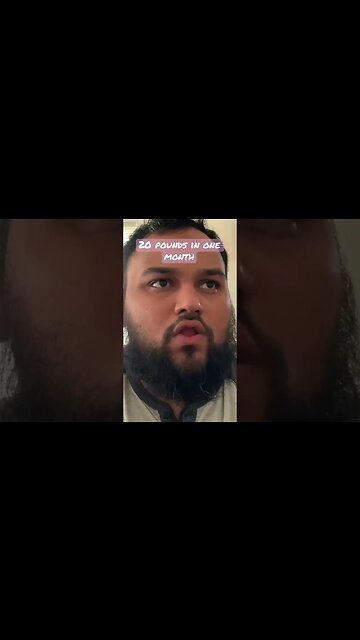 Lost 20lbs in one month