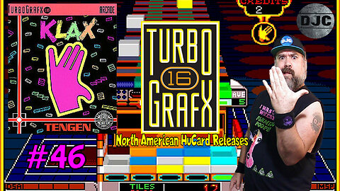 TURBOGRAFX 16 - North American HuCard Releases #46 - "KLAX"