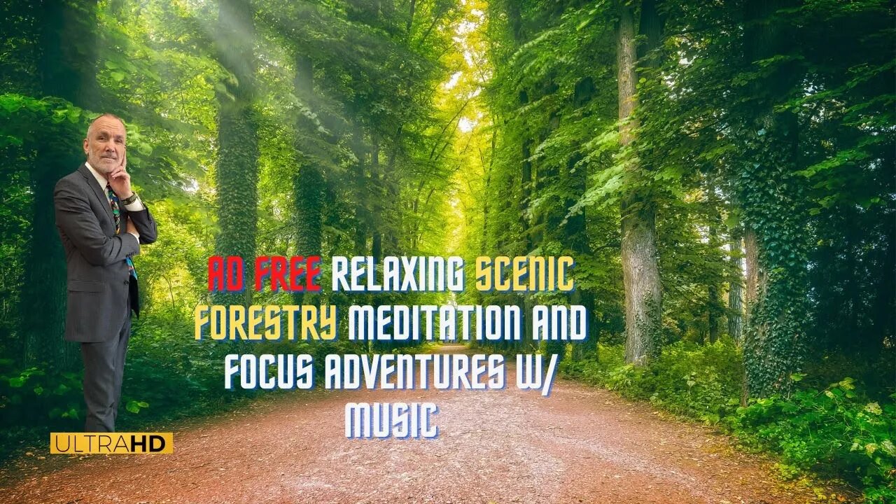 AD FREE Relaxing Scenic Forestry Meditation & Focus Adventures w Music