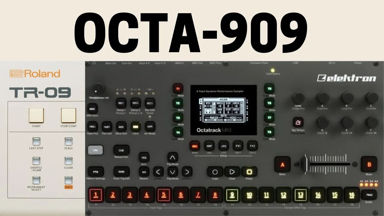 Why learn another sequencer? - TR-09 & OCTATRACK