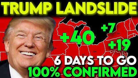 TRUMP LANDSLIDE 100% CONFIRMED in Latest 2024 Map Prediction