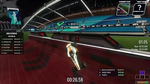 Almost 100% Press Forward map - Trackmania