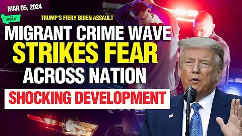 IT BEGINS: MIGRANT CRIME WAVE SHOCKED THE NATION | TRUMP SLAMS BIDEN ON MIGRANT CRIME SPREE, BEATING