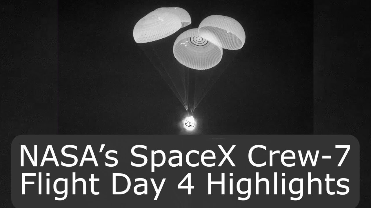 NASA’s SpaceX Crew-7 Flight Day 4 Highlights