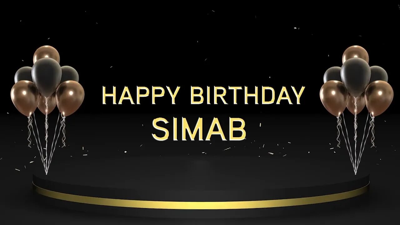 Wish you a very Happy Birthday Simab