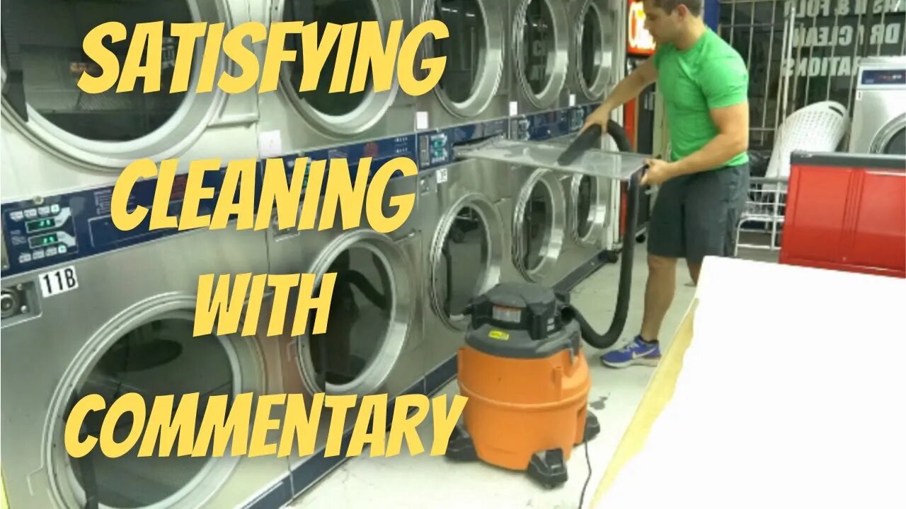 Cleaning My Laundromat | Satisfying Dryer Lint Cleaning