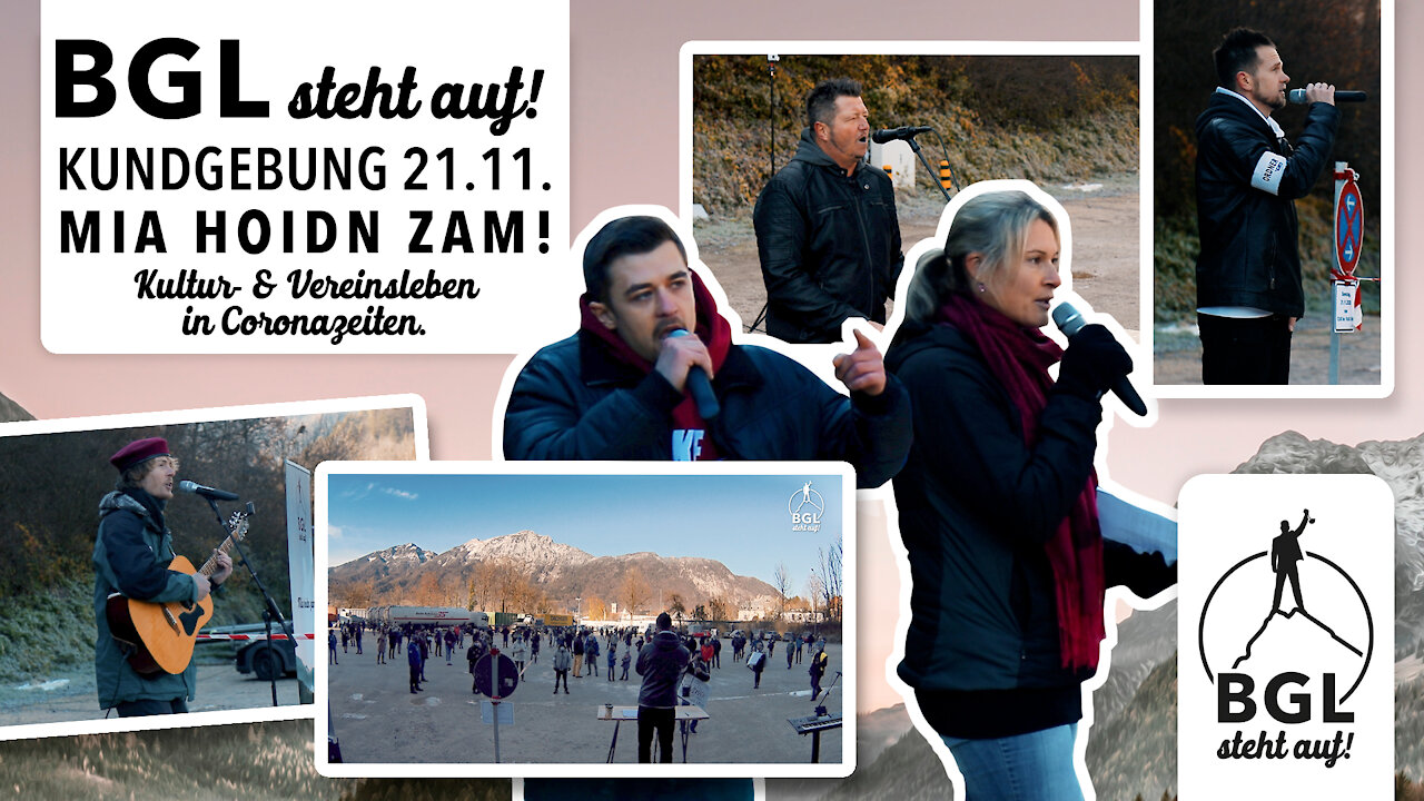 BGL steht auf! Kundgebung (Demo) in Bad Reichenhall gegen die Corona-Maßnahmen 21.11.2020