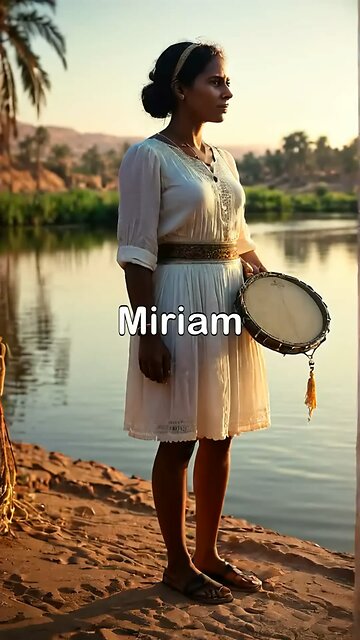 Miriam, sister of Aaron.