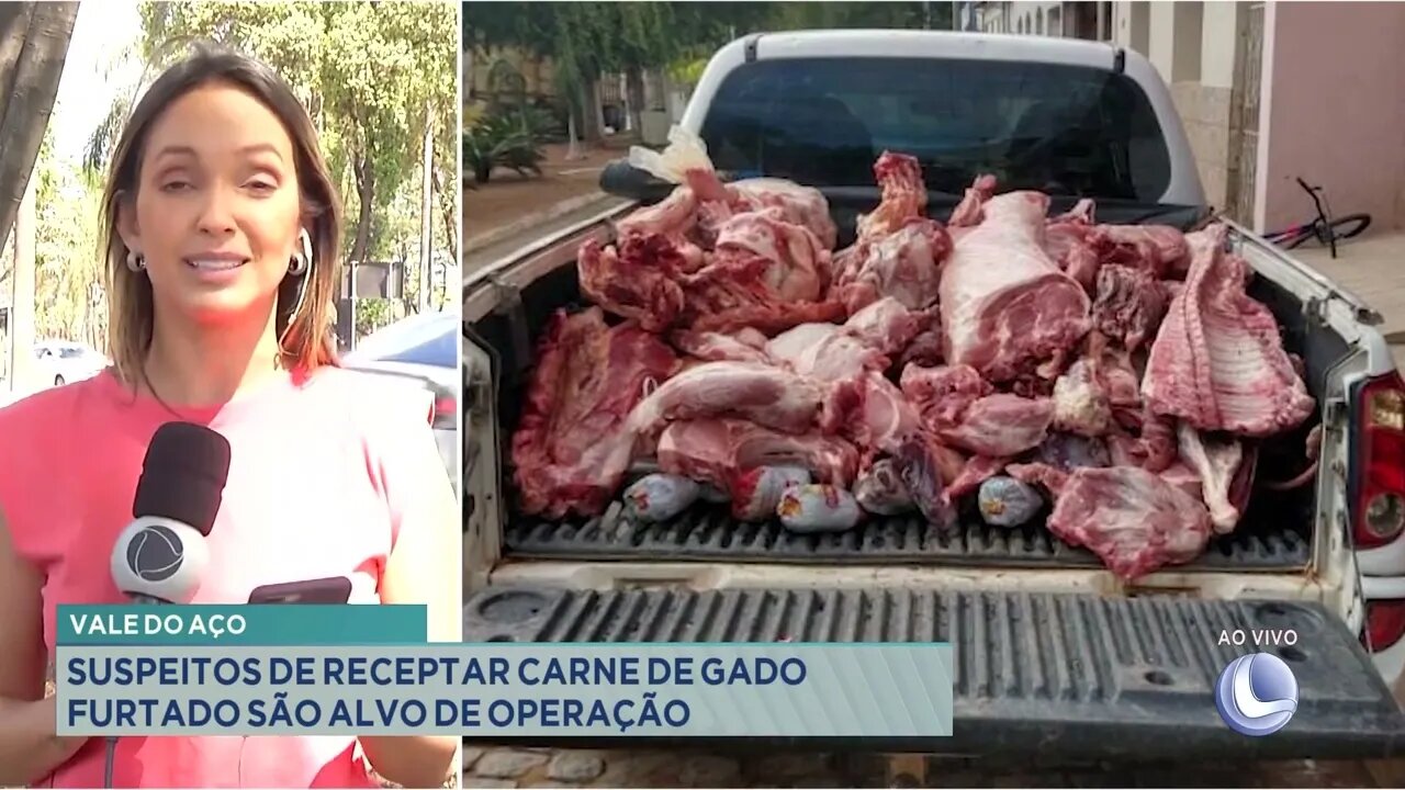 Vale do Aço: Suspeitos de receptar carne de gado furtado são alvo de operação