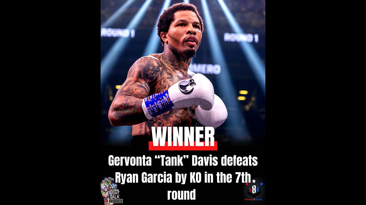 Gervonta Davis knocks out Ryan Garcia in seventh round