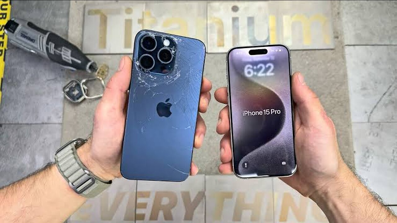 iPhone 15 Pro Max vs 15 Pro DROP Test! TITANIUM At Last