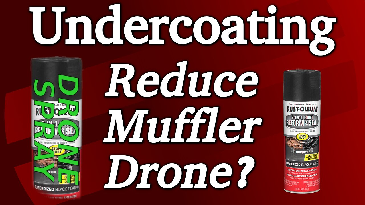 Rubberized Undercoating - Sound deadening - Fox Body Mustang 🐎 - Reduce Muffler Drone?