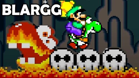 BLARGG! Super Mario World (SNES) 2-Player CO-OP | Nintendo Switch | The Basement