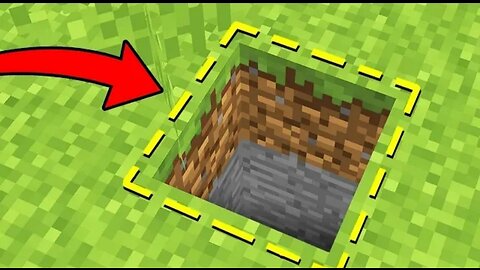 NUNCA CAVES HACIA ABAJO EN MINECRAFT...