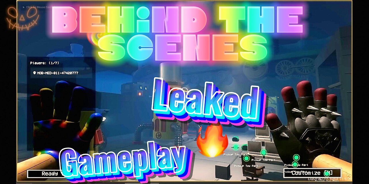 Project Playtime all Leaked Gameplay | Behind the Scenes