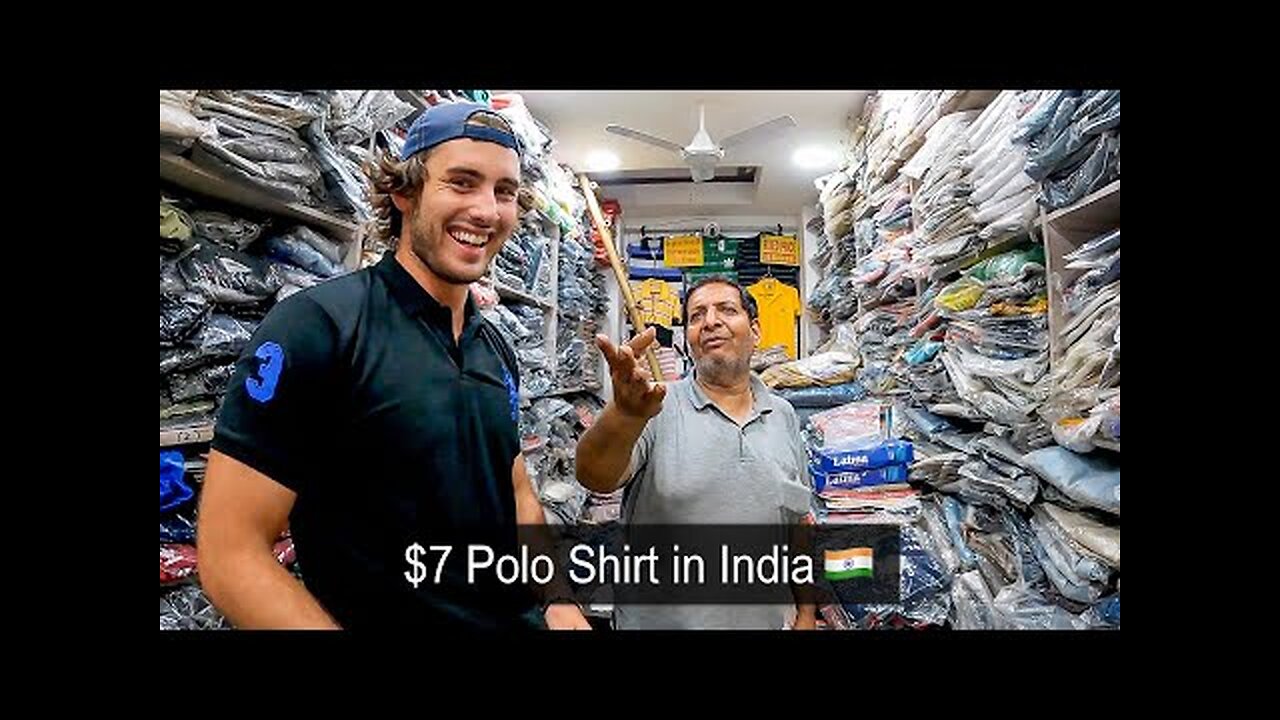 Bargaining for $7 Polo Shirt in India 🇮🇳