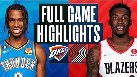 OKC Thunder vs. Portland Trail Blazers Full Game Highlights | Mar 26 | 2022-2023 NBA Season