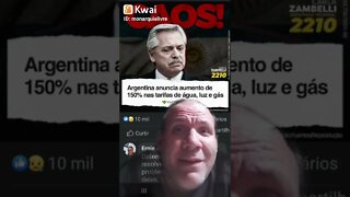 NOSSA ! Amigo do Lula aumenta em 150% a conta de luz, água e gás