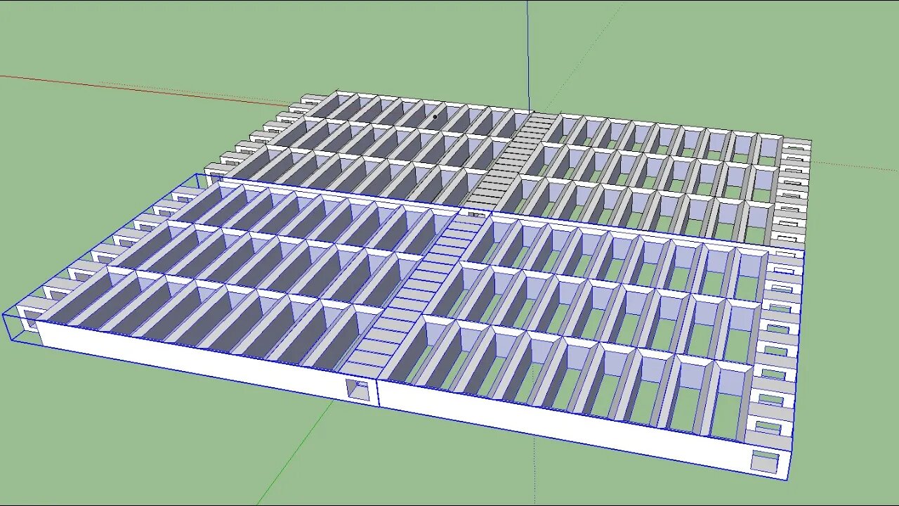 Brass Casing Sorter Grid 3D Printed