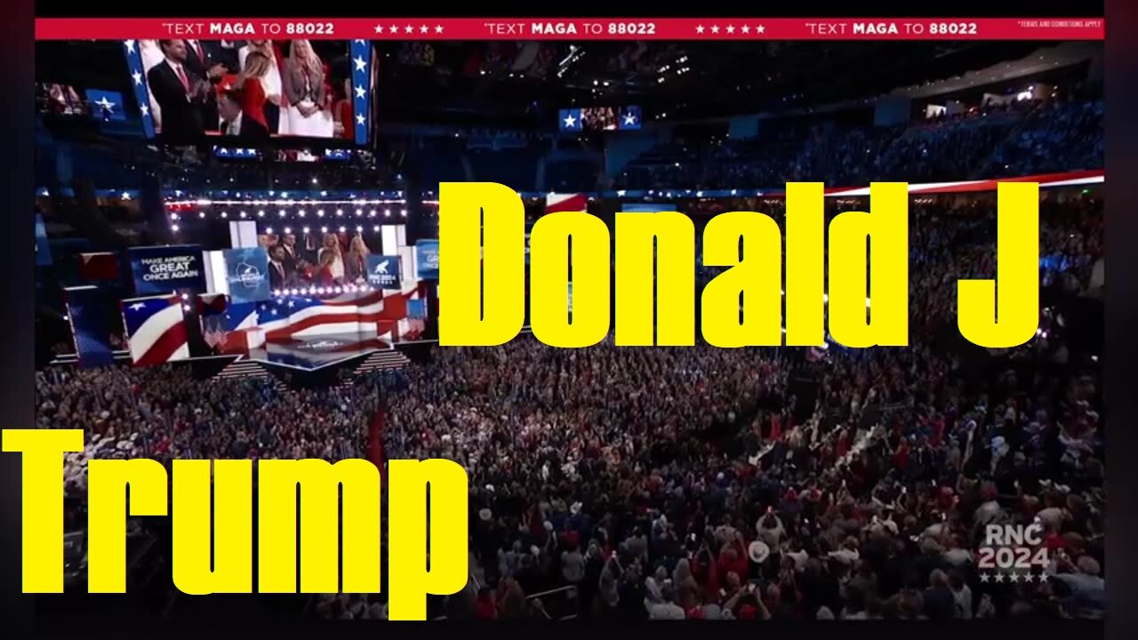 The Only Video You Need To See About Donald J Trump - July 21, 2024.