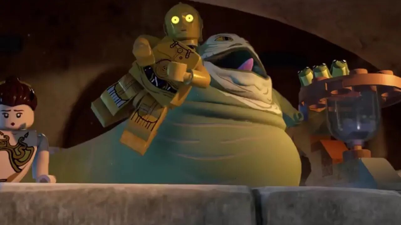 Every Jabba the Hutt Moment in Lego Star Wars the Skywalker Saga