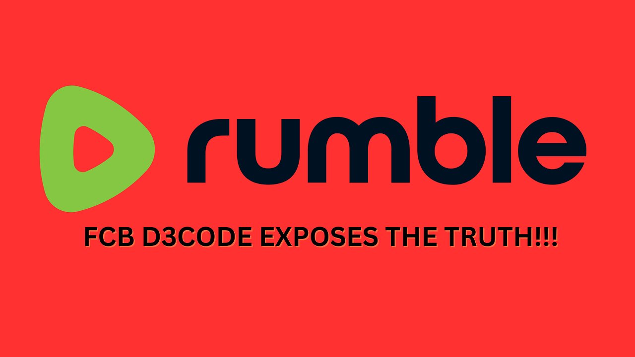 RUMBLE [SPECIAL ANNOUNCEMENT BY FCB D3CODE]