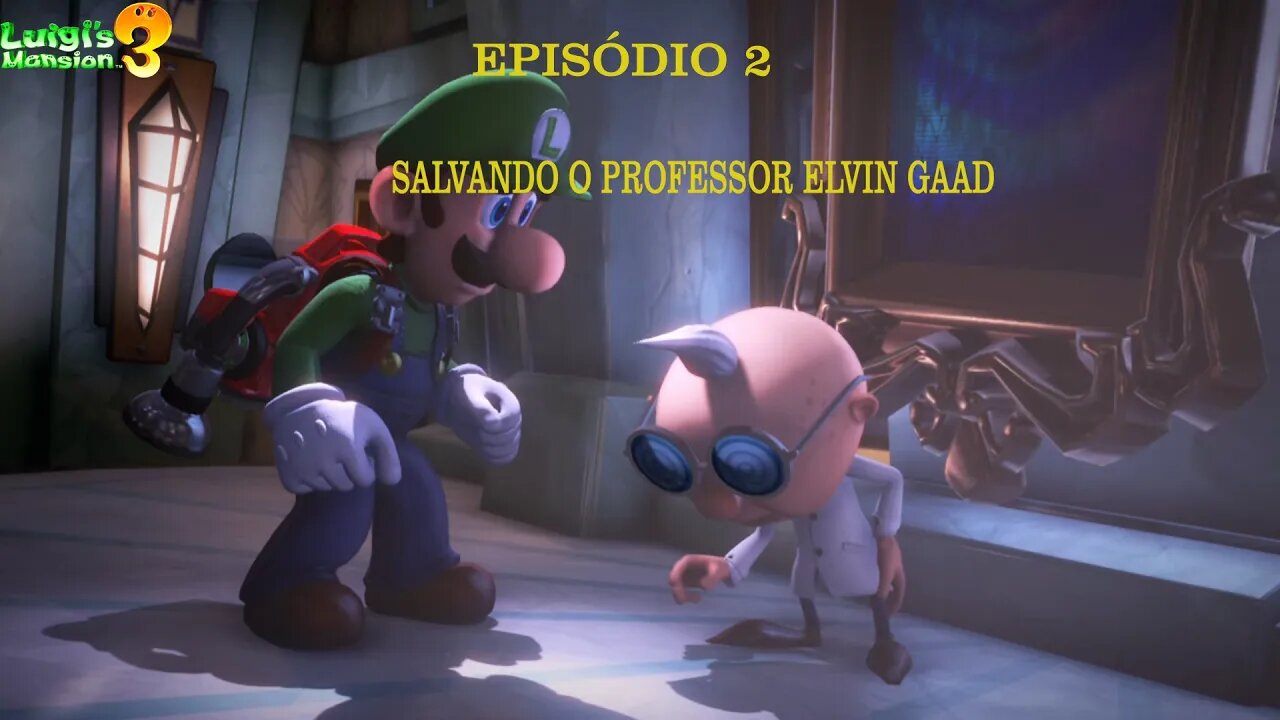 LUIGI MANSION 3 EP 2 SALVANDO PROF ELVIN