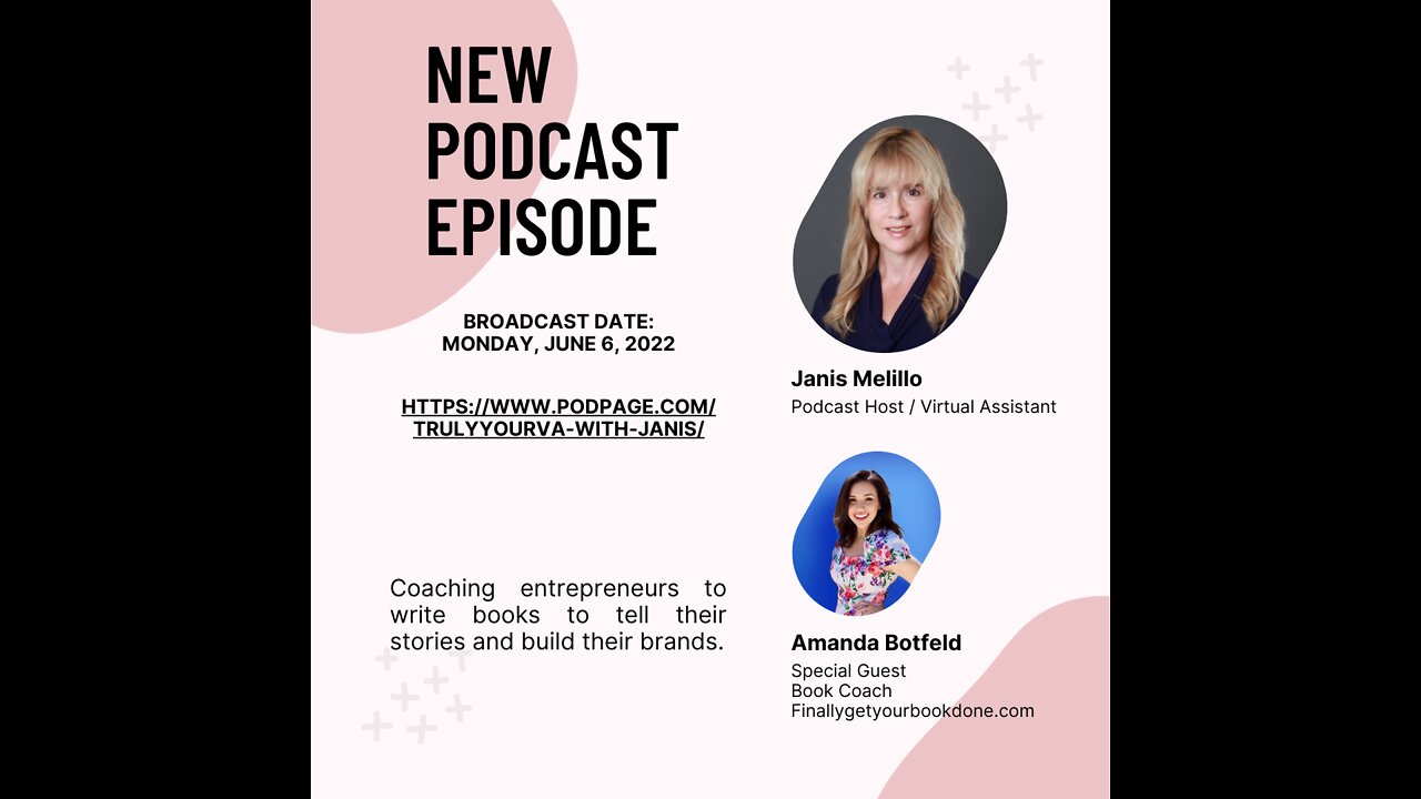 Finally Get Your Book Done with Amanda Botfeld - 06.06.22