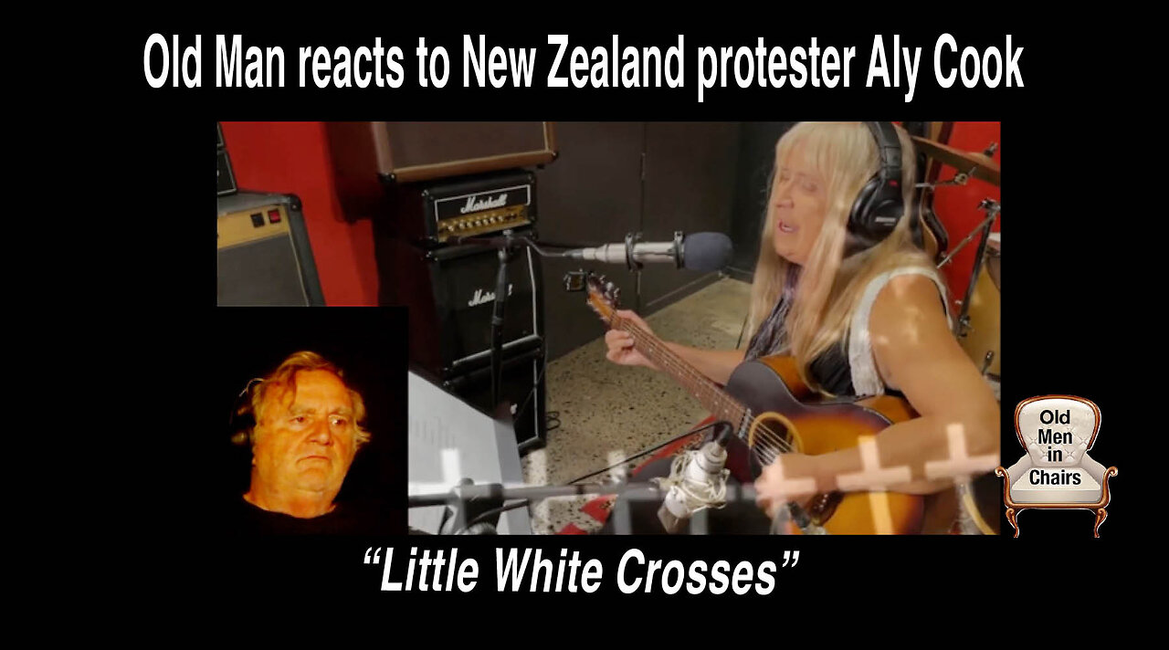 Old Man reacts to Aly Cook's "Little White Crosses"