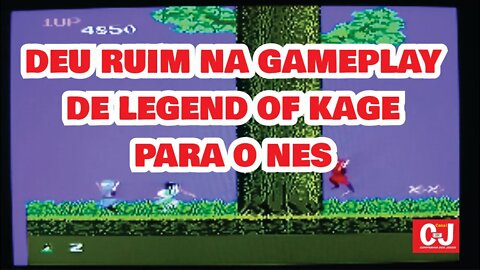 Deu ruim na gameplay de Legend of kage (NES)