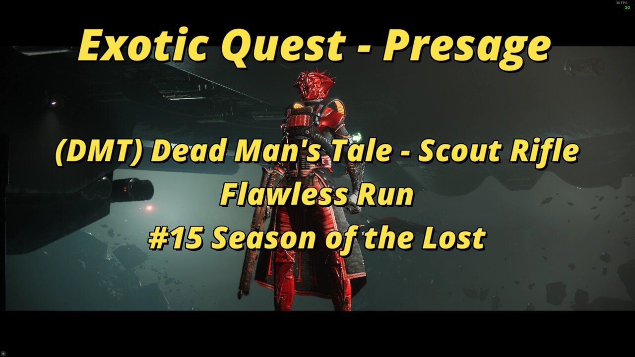 Destiny 2 Exotic Quest: Presage Solo Flawless 2-7-22