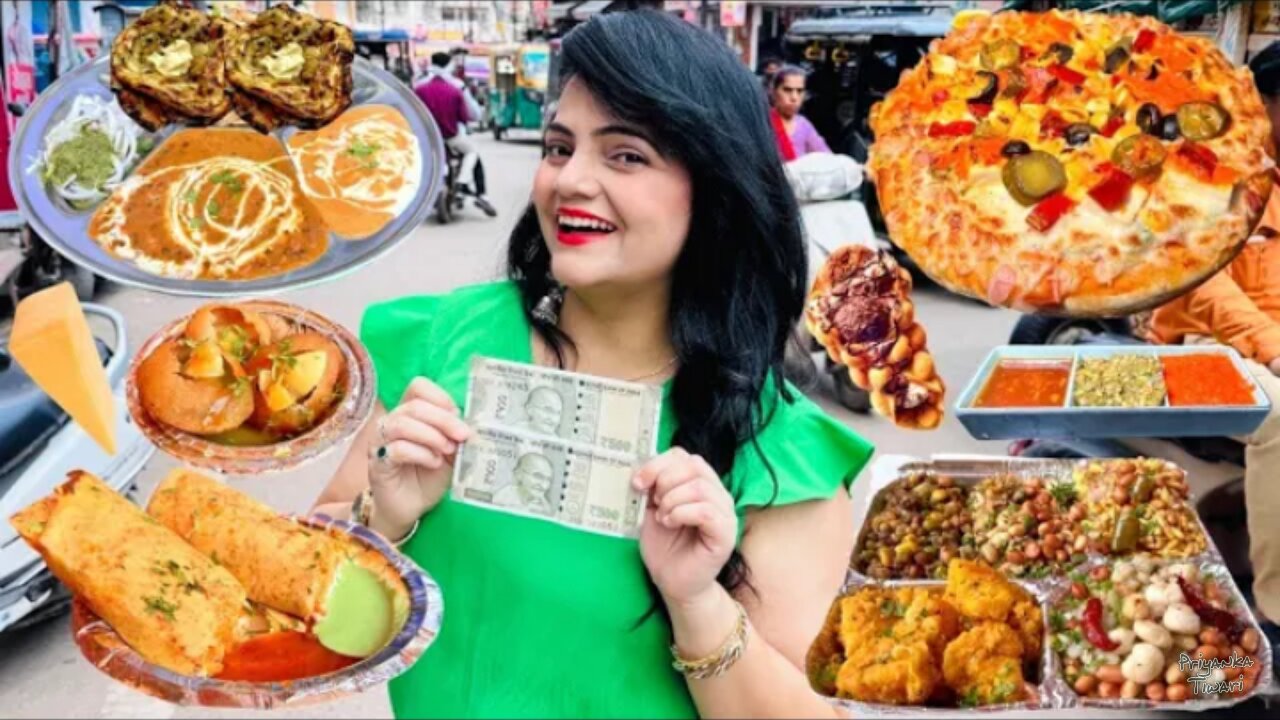 Living on Rs 1000 for 24 Hours Challenge | Gwalior Food Challenge