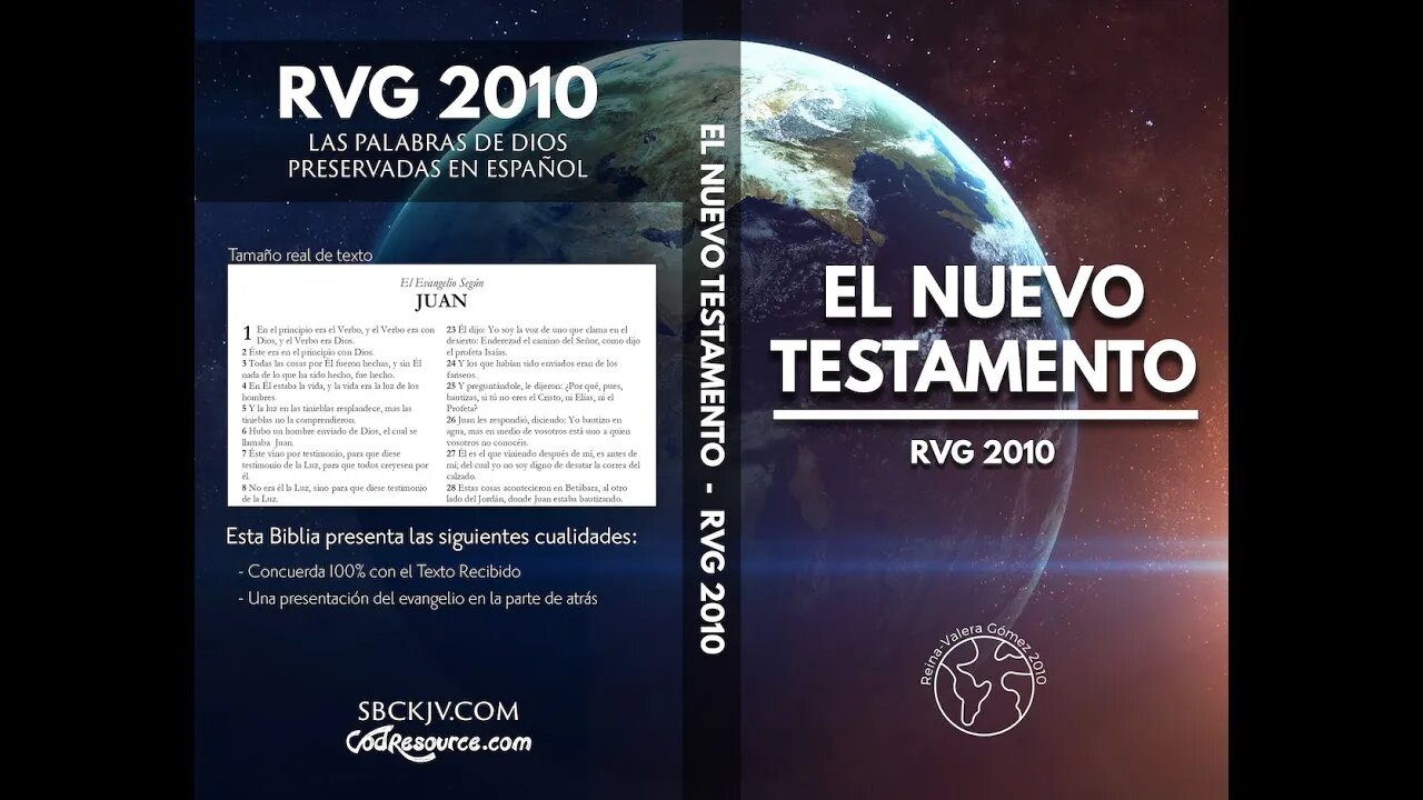 El Nuevo Testamento | RVG2010 Now Available - Godresource.com