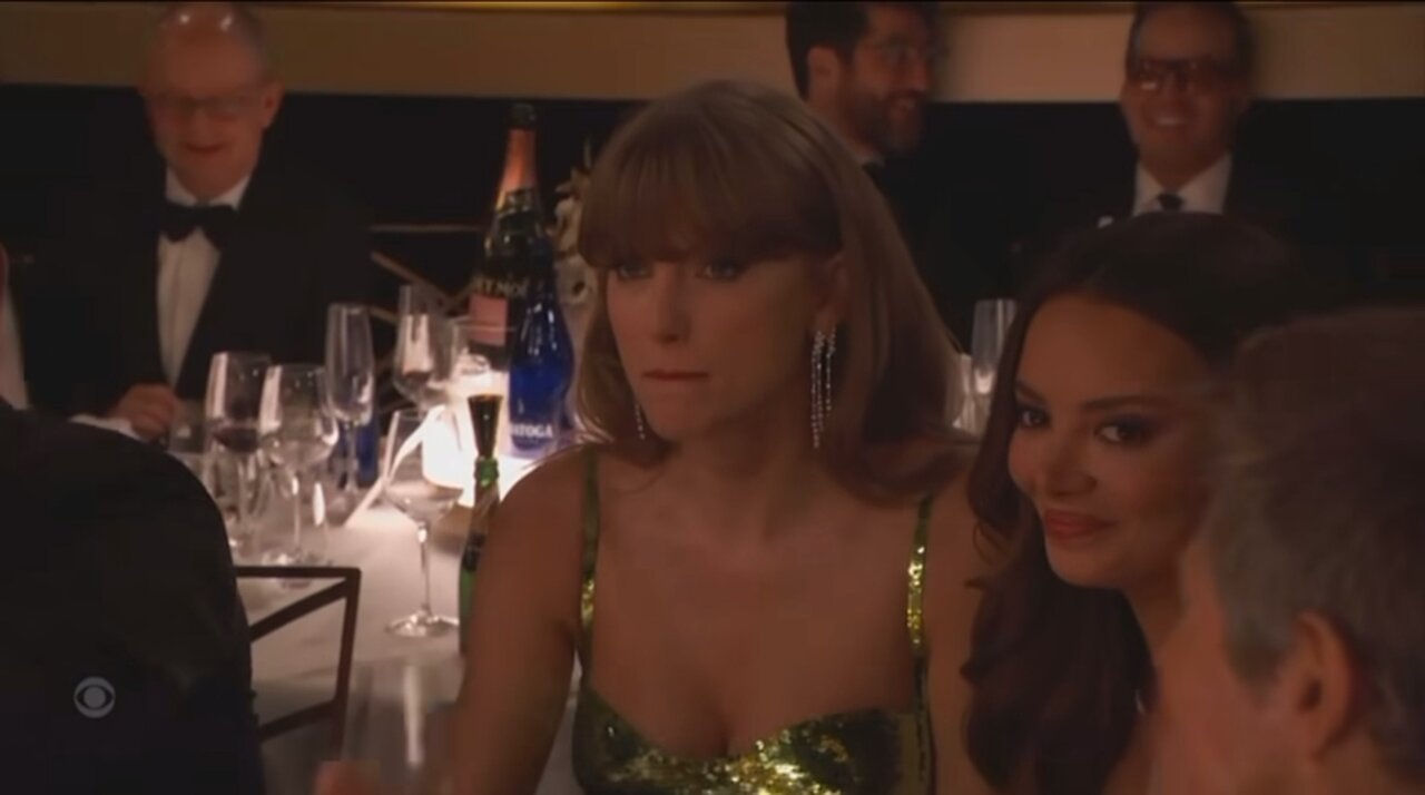 WATCH: Taylor Swift very upset about Golden Globe’s host joke about her